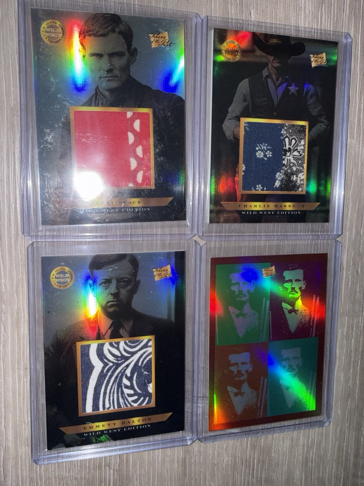2024-2026 Pieces Of The Past 3 Card Cloth Jumbo Relic Lot + /50 Card