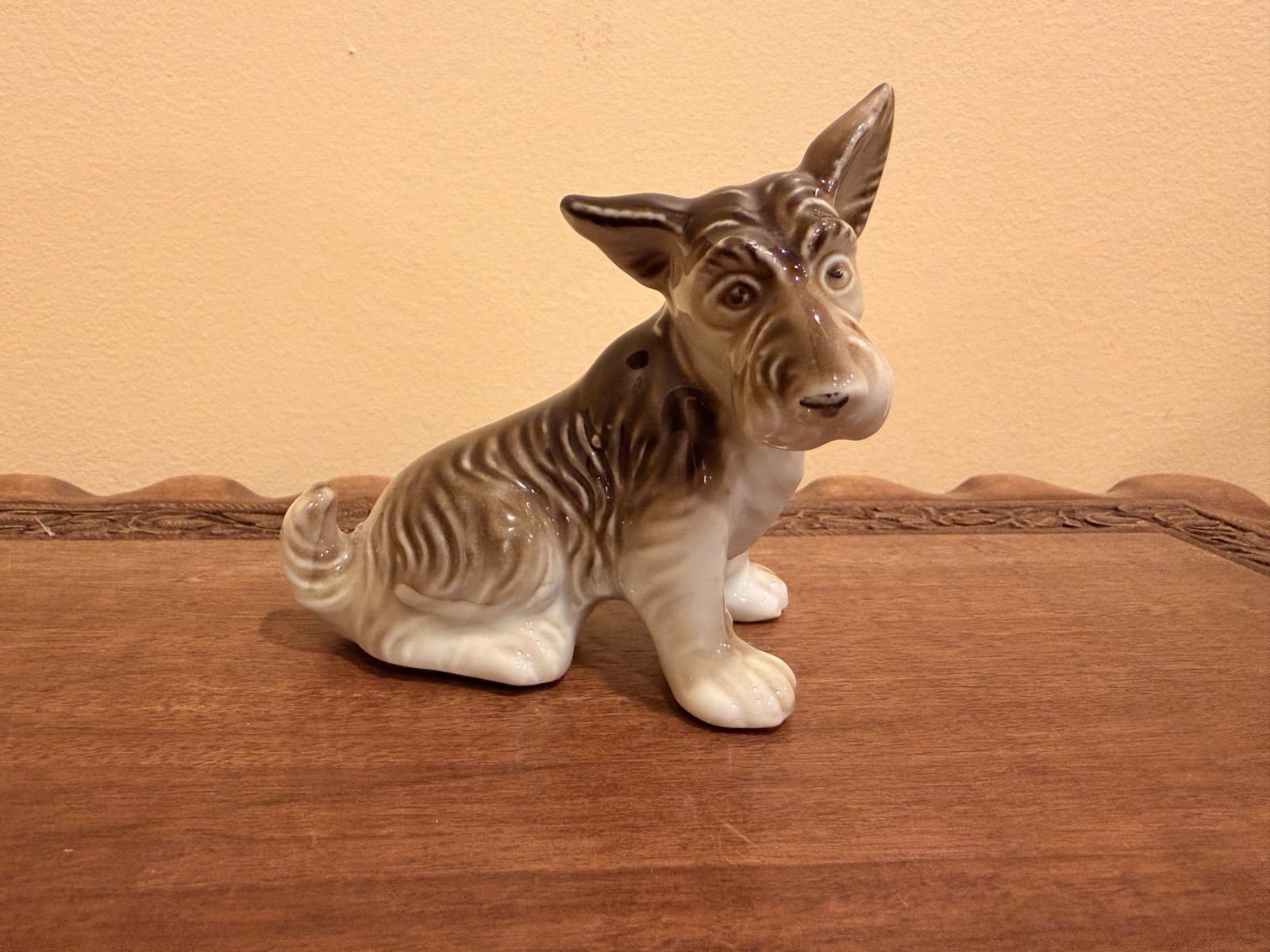 Vtg Scottish Terrier Dog small Figurine Japan Porcelain Vtg Scottish Terrier Dog small Figurine Japan Porcelain