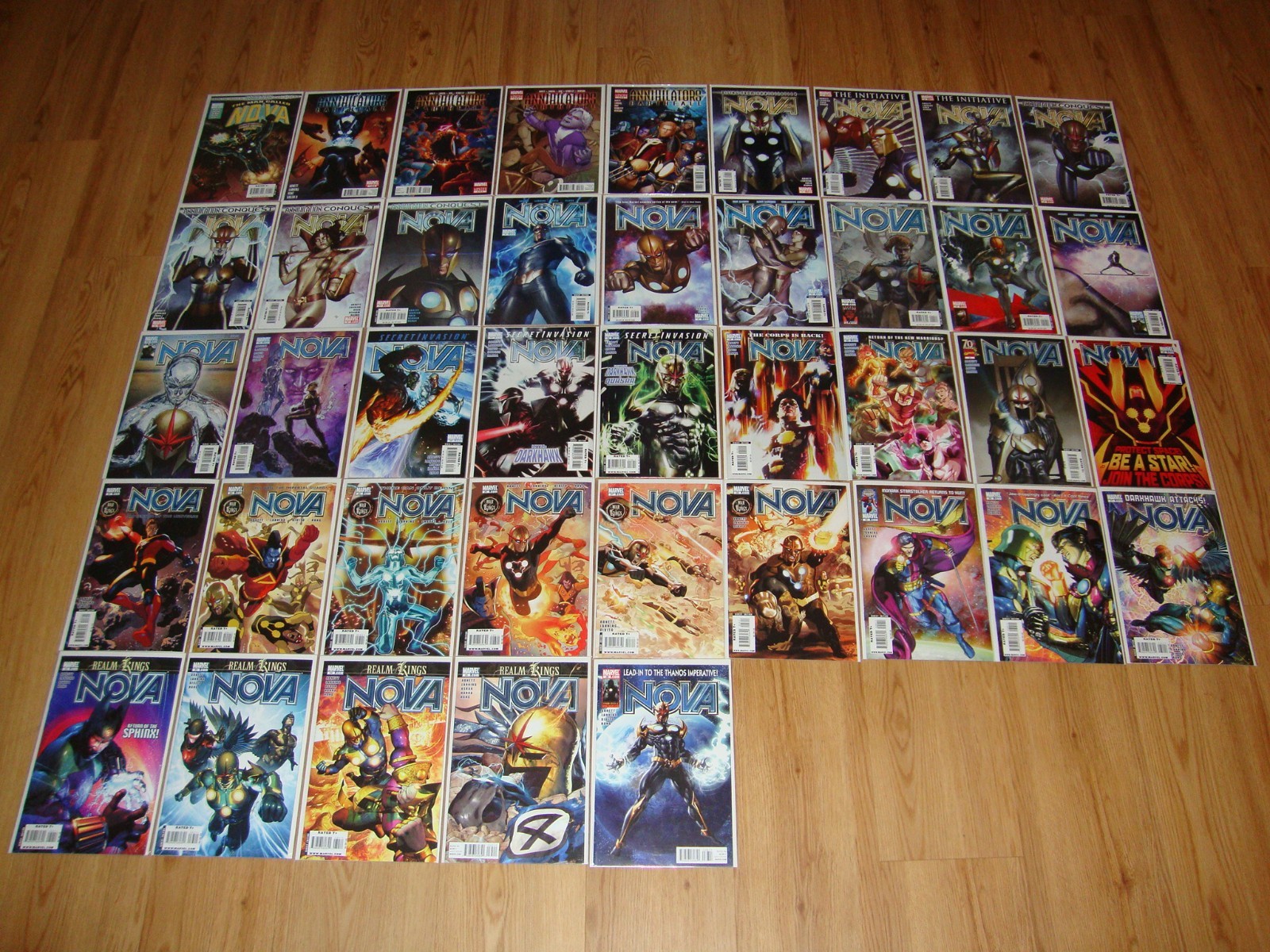 Nova (Vol. 4) #1-36 Complete Series Set Dan Abnett 2007 Comic Lot Annihilators
