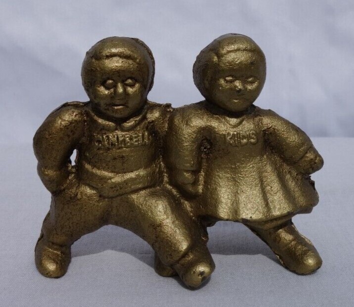 CAMPBELL SOUP KIDS CAST IRON BANK FIGURAL STILL BANK By A. C. WILLIAMS