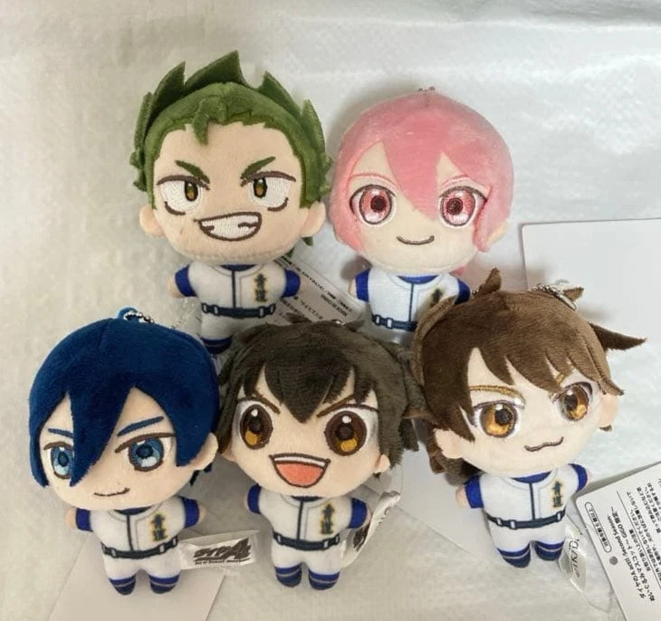 Ace of Diamond act2 Second Season Plush Mascot Set of 5 GiGO from Japan