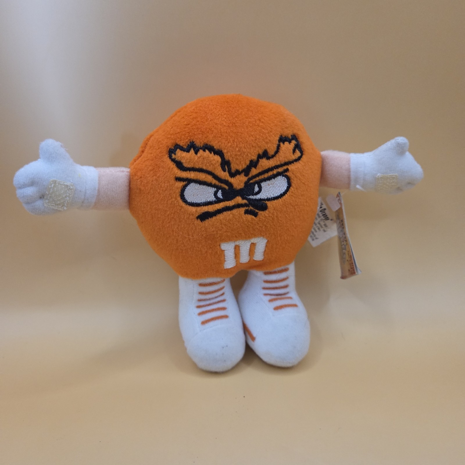 1998 M & M\'s Minis Swarmees Plush Orville Orange New With Tags Candy Monster 