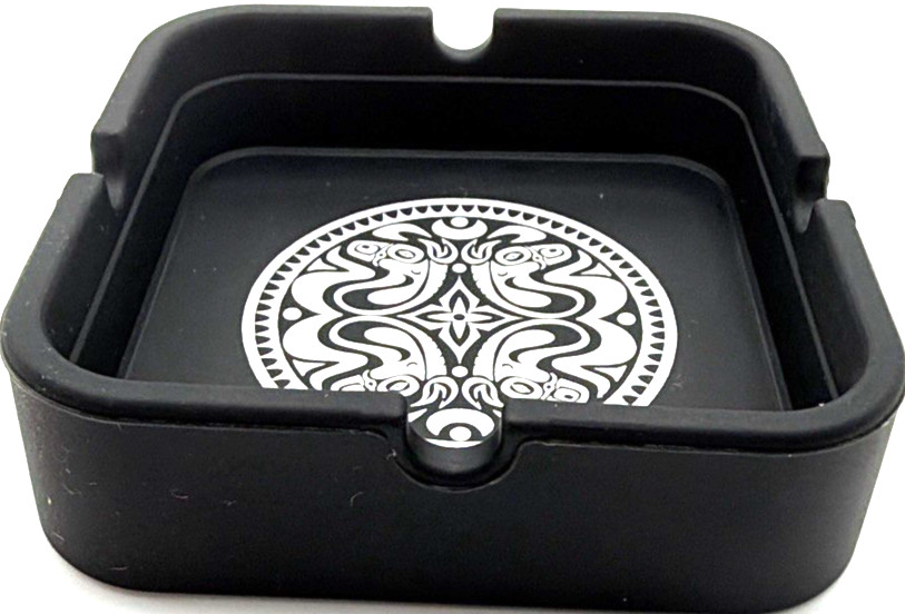 Gov’t Mule Silicone Ashtray Dose Logo Black 3” Square Jam Band Merch New