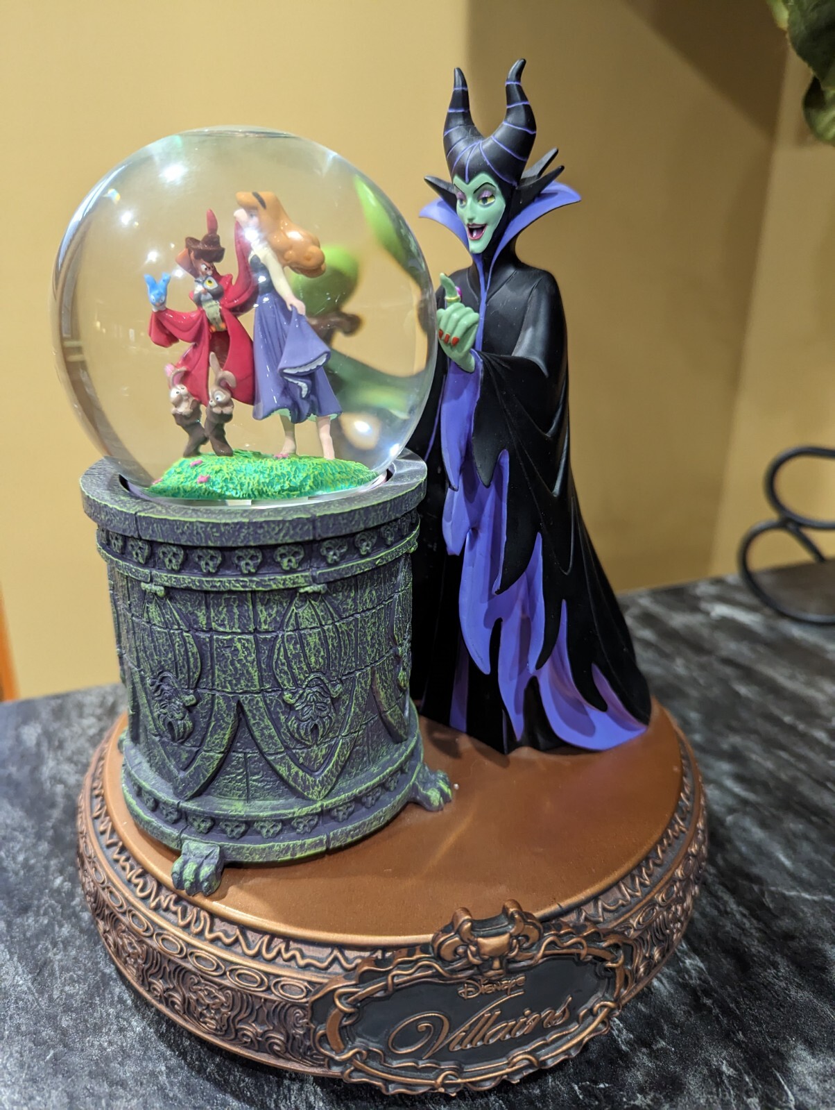 Disney Maleficent Musical Rotating Snow \