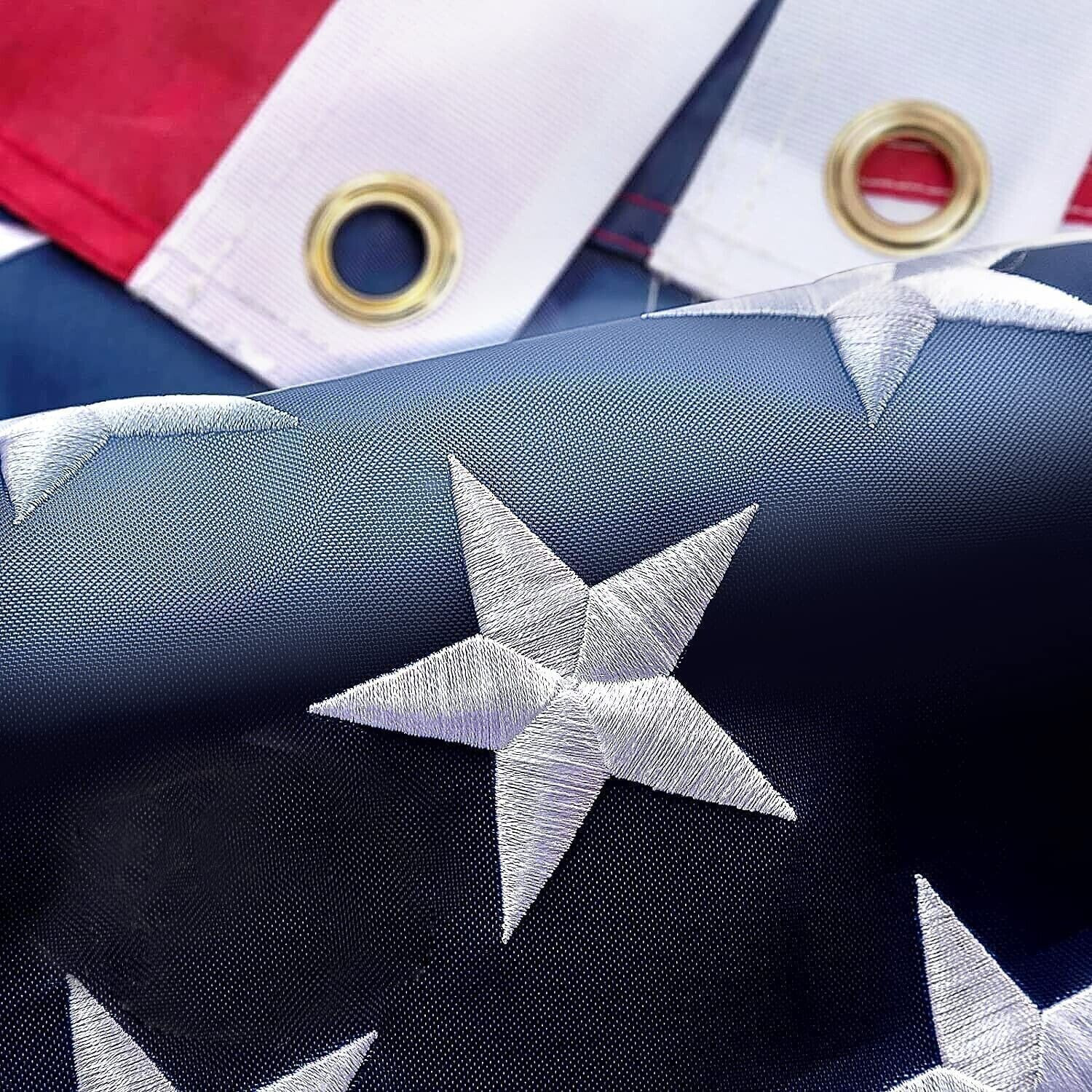 US American Flag 5x8 Luxury Embroidered United States Flag Outdoor