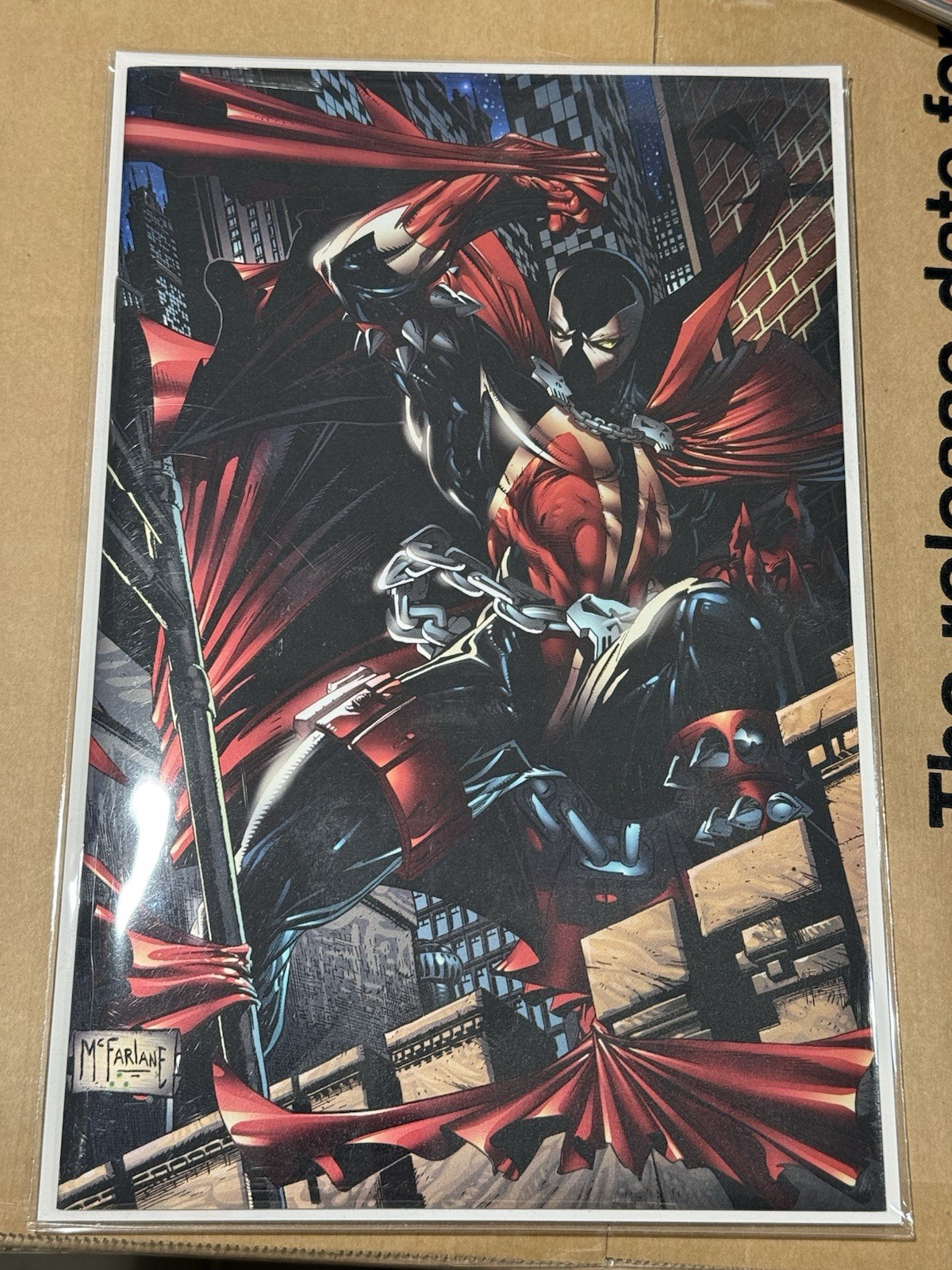 SPAWN #1 TODD MCFARLANE NYCC 2024 EXCLUSIVE MATTE FOIL VIRGIN VARIANT NM LE 1000