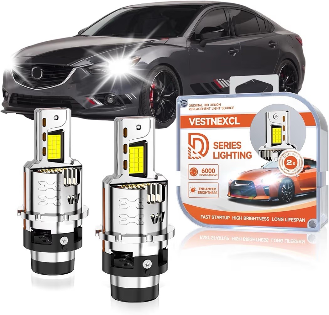 D2S HID Bulbs Fit for Mazda CX9 CX7(low beam) Mazda 3 5 6(low beam) Miata MX5...