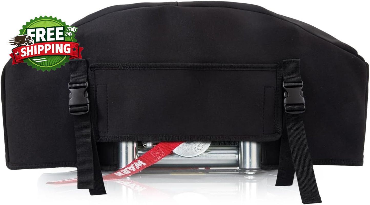 Winch Cover Heavy Duty Uv Resistant Waterproof Winch Protective Cover with