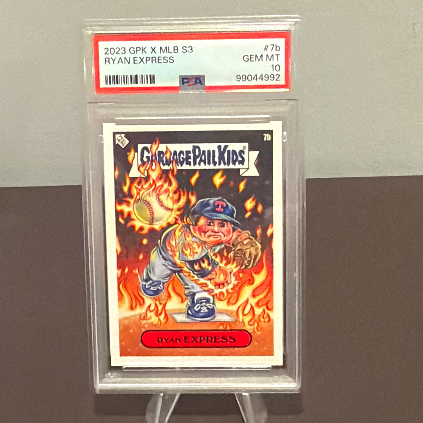 2023 Garbage Pail Kids x MLB Series 3 Nolan Ryan Ryan Express #7b PSA 10