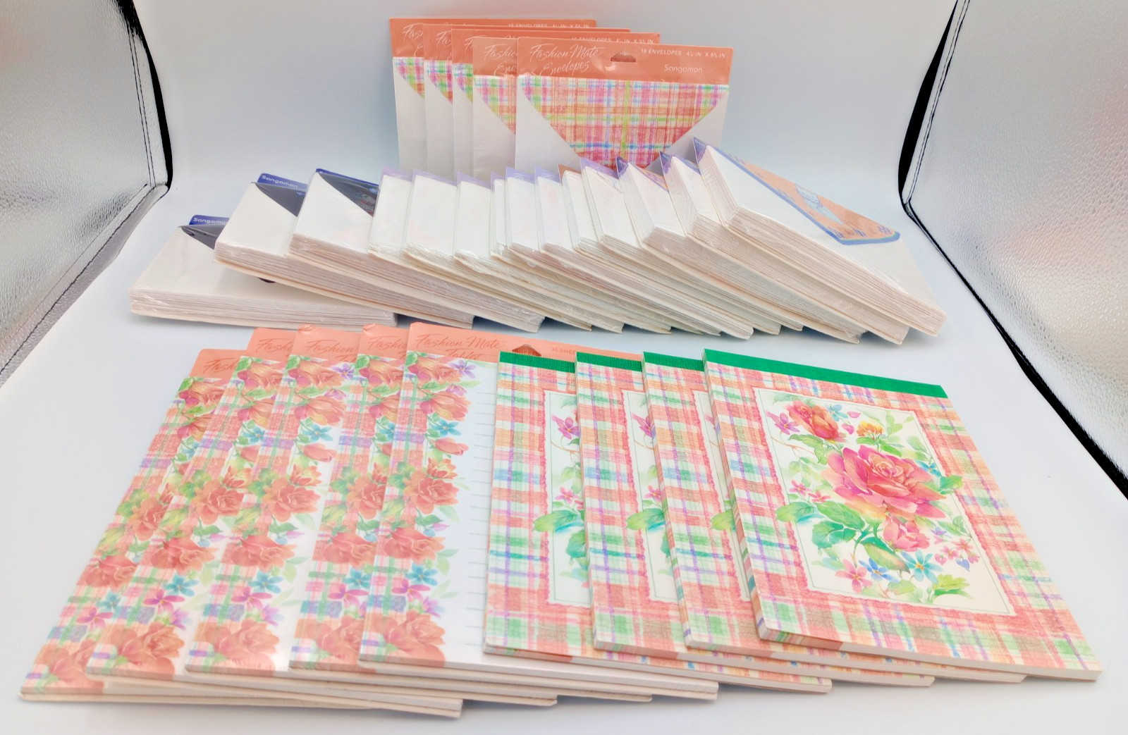Vintage Sangamon Large Lot of Fashion-Mate Envelopes & Tablets New, See Desc.