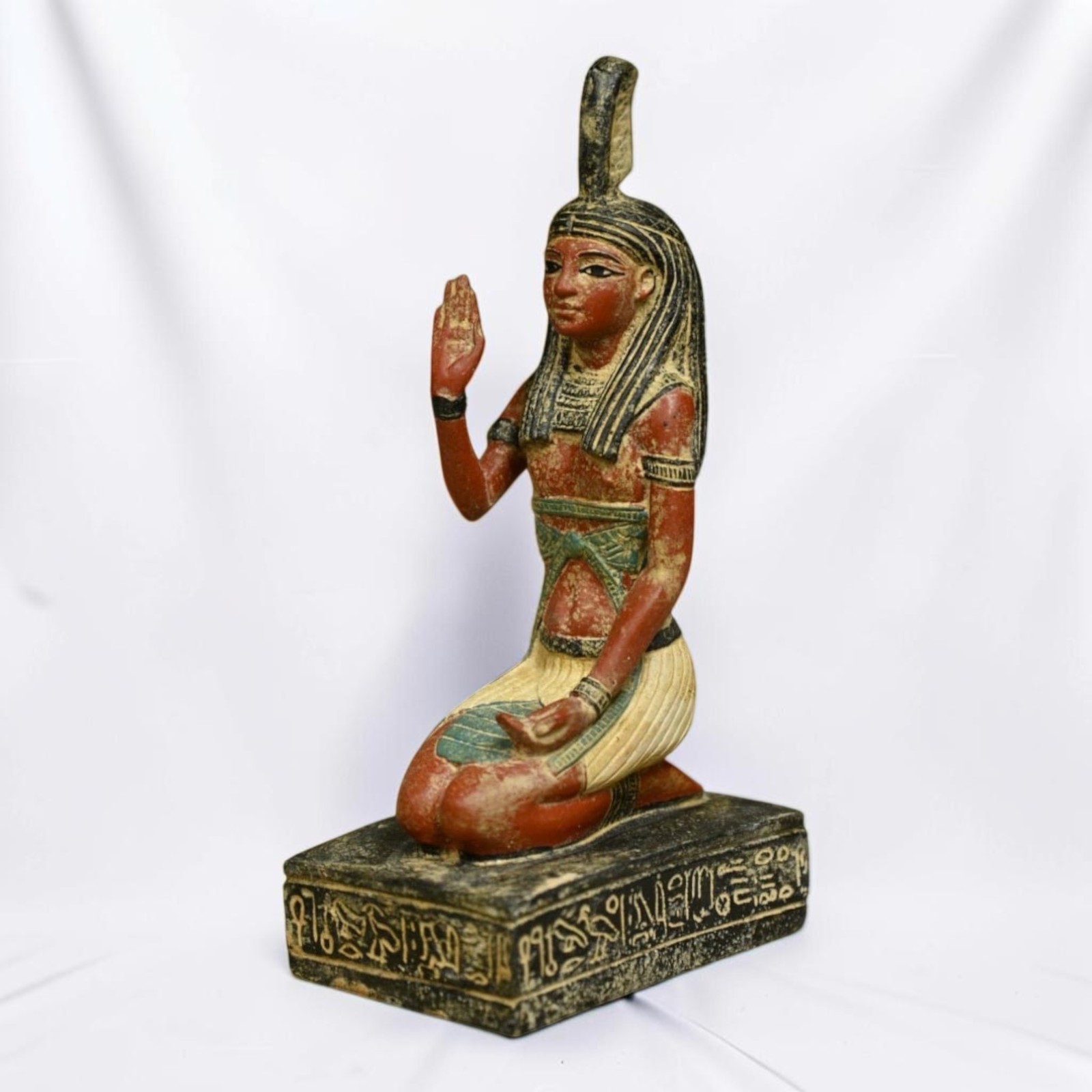 Rare Ancient Egyptian Maat Statue Unique Pharaonic Goddess Antiques Mythology BC