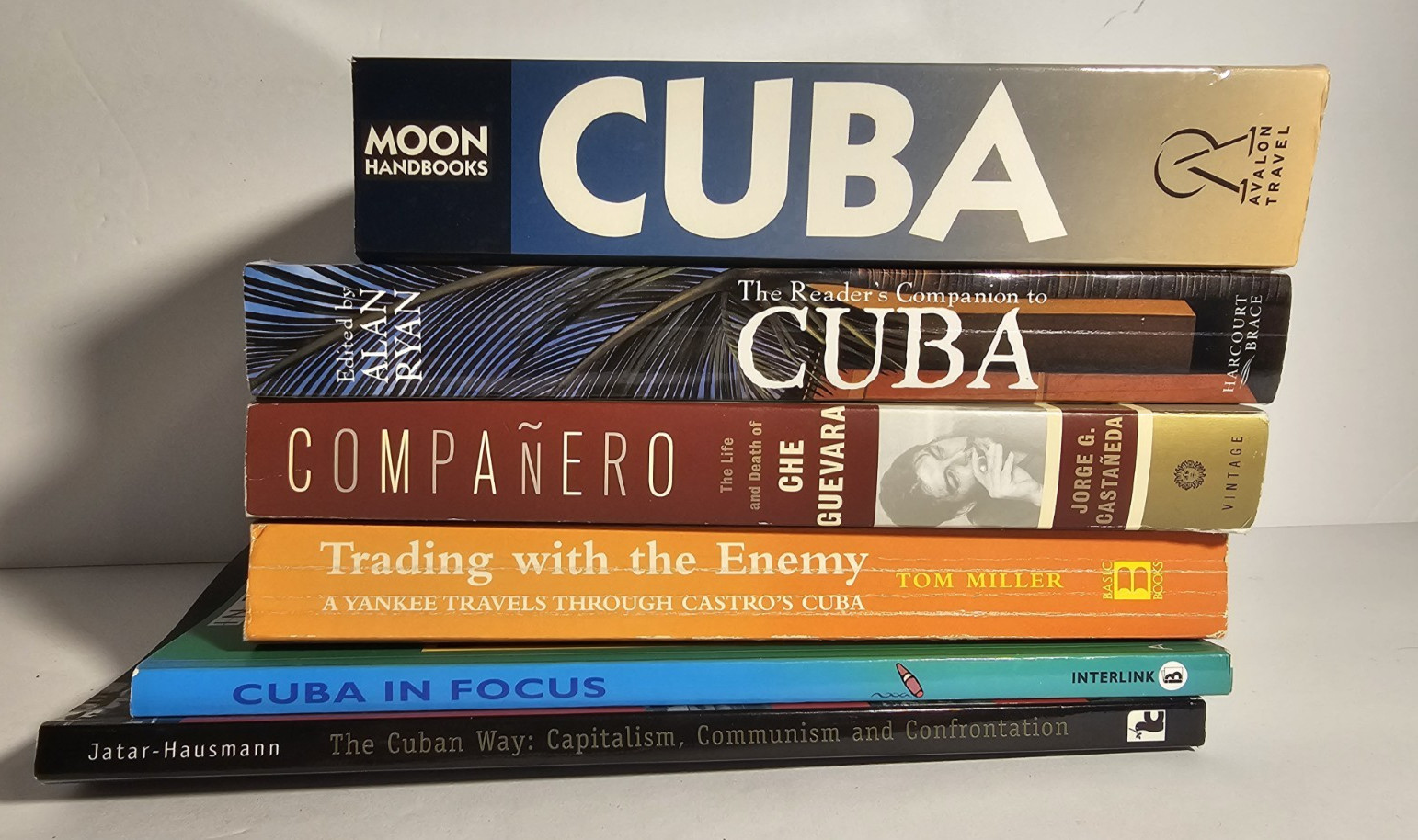 Cuba Book Lot -lot of 6 Che Guevara Castro History Politics Travel Culture Cuban