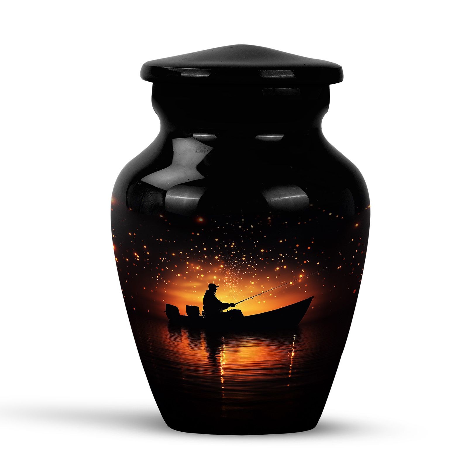 Fishing Urns Small Urns for Human Ashes 3 Inch Ashes Keepsake Cremation Urn