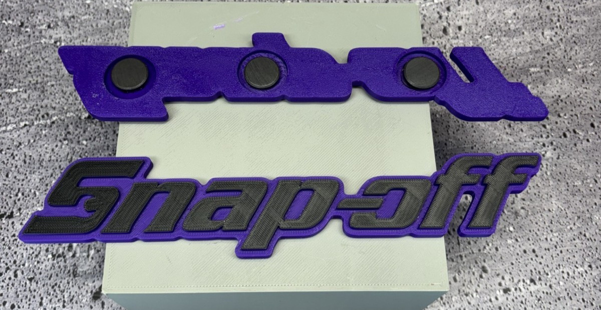 Snap-off 3D Printed Magnet; 9.5\