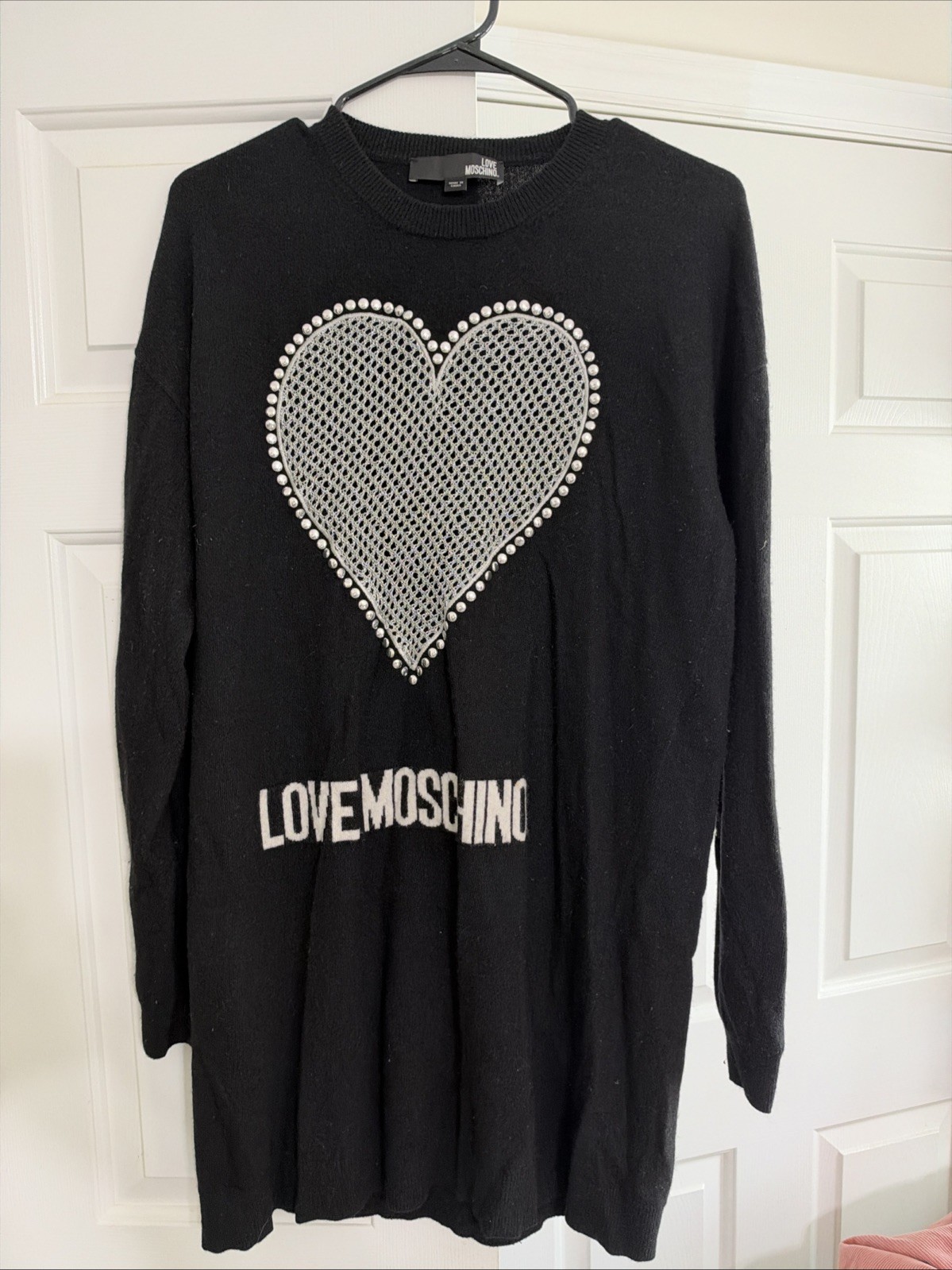 Love MOSCHINO SWEATER Women\'s Size 40 Wool Blend