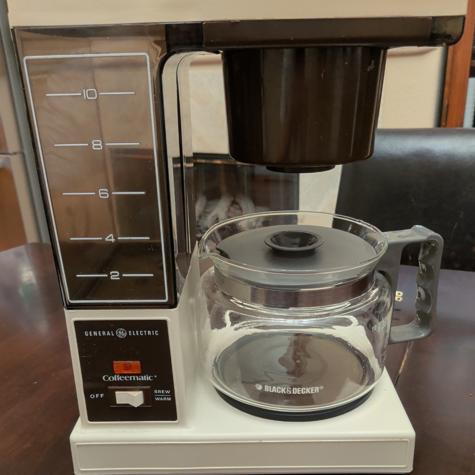 Vintage 1970s General Electric Coffeematic 10 Cup Coffee Maker Retro MCM Tested