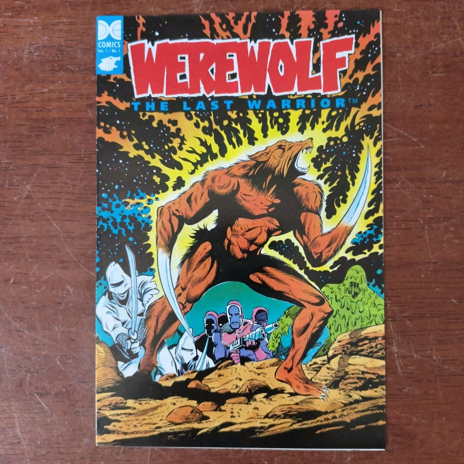 Vintage Werewolf The Last Warrior NES Promo Fold-Out Mini Comic Ad Data East