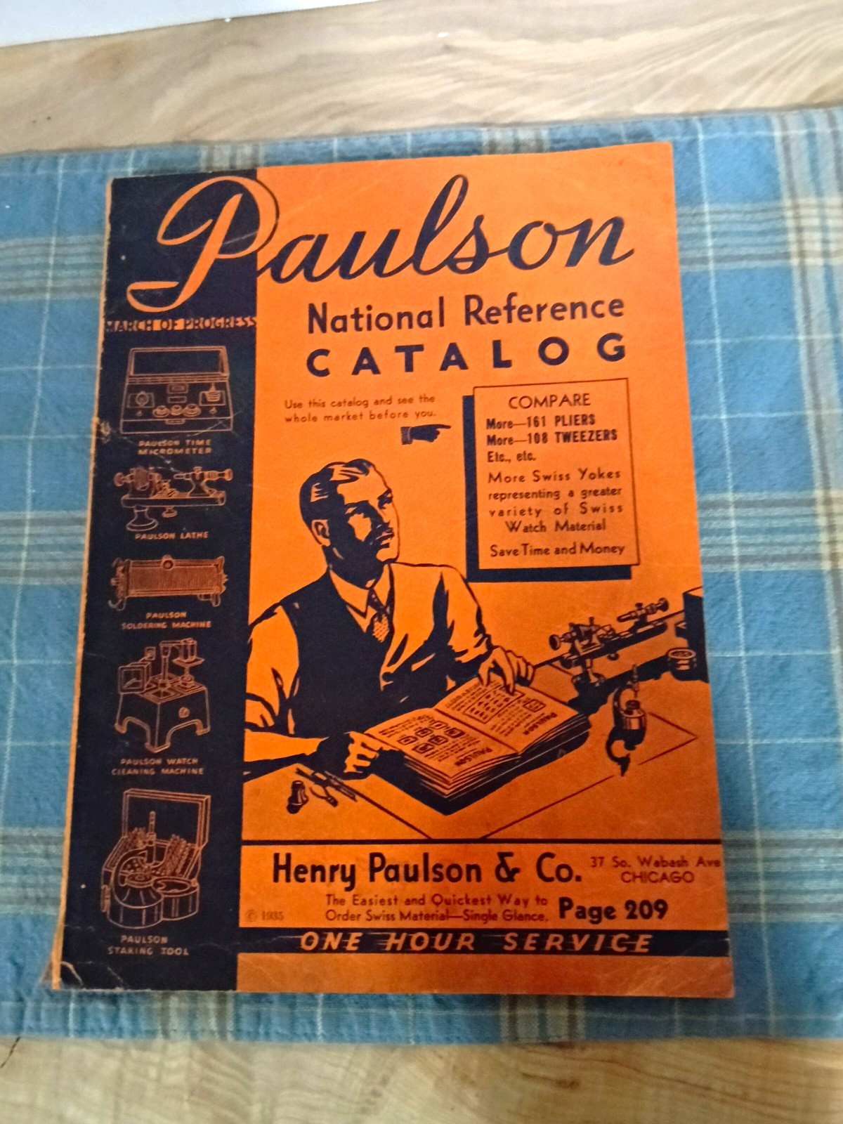 Vintage 1935 Henry Paulson and Company National Reference Catalog