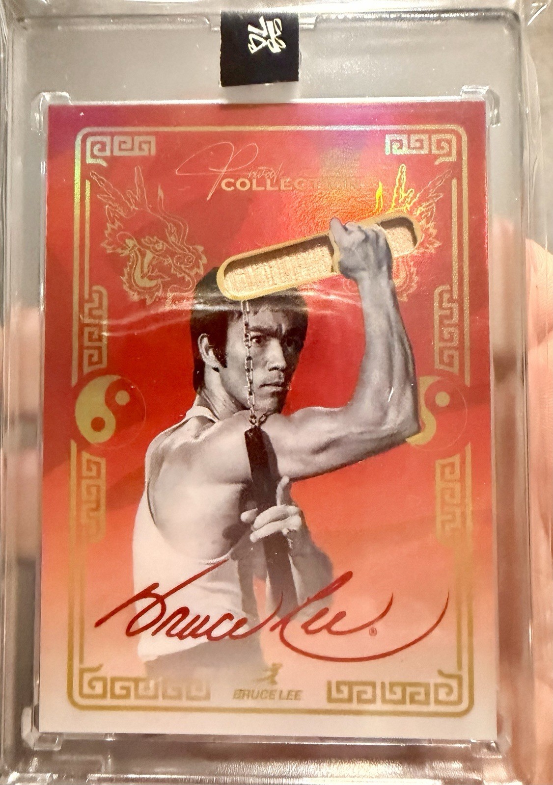 Bruce Lee Keepsake Private Collection Used Nunchuck Card  /75