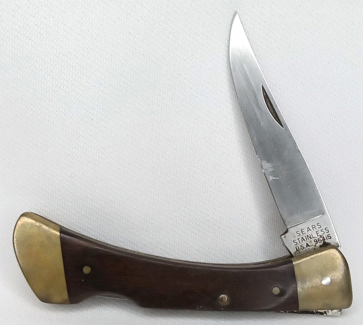 Vintage 1980s Camillus Cutlery Co Sears 95415 Single Blade Folding Pocketknife