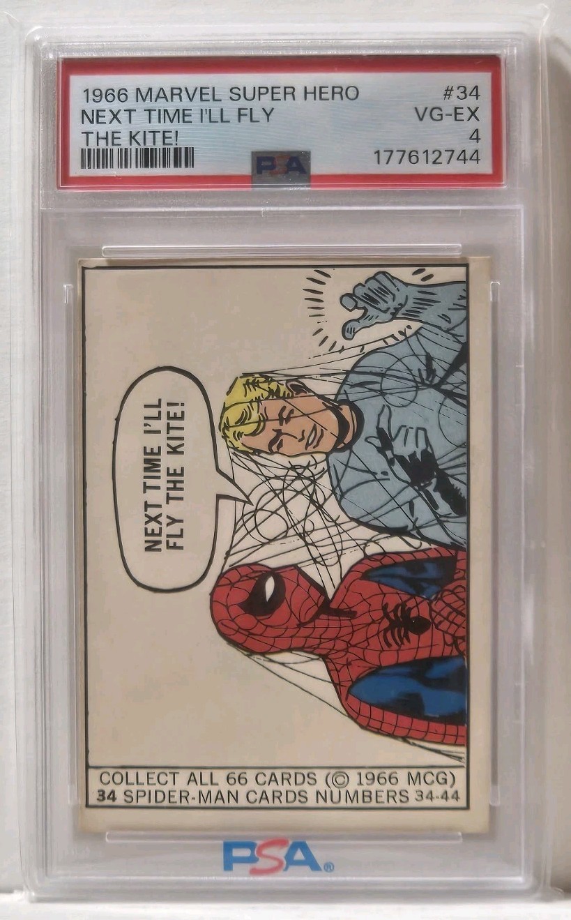 1966 Don Russ Marvel Super Heroes #34 Next Time I\'ll Fly the Kite PSA 4