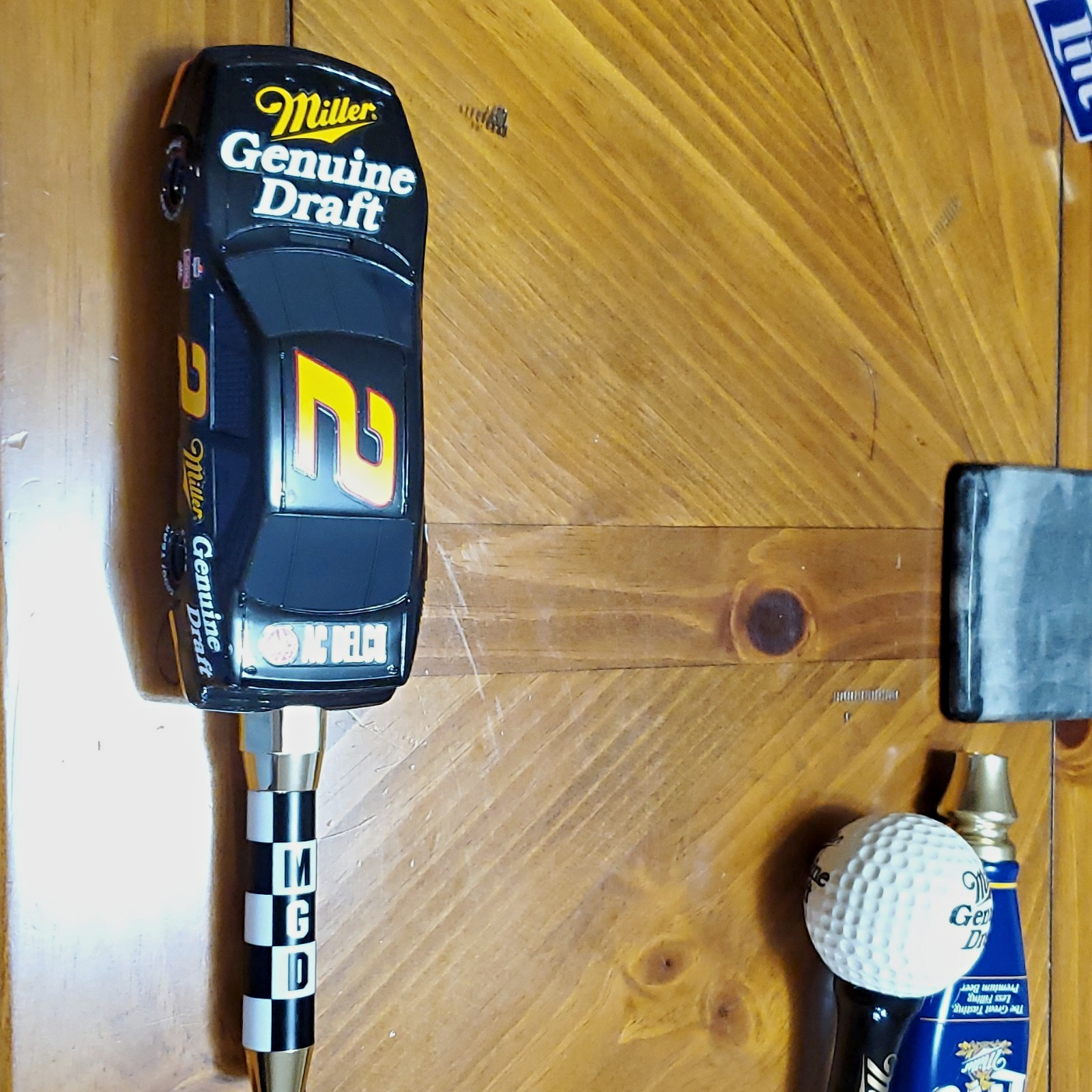 NOS MILLER GENUINE DRAFT MGD RUSTY WALLACE