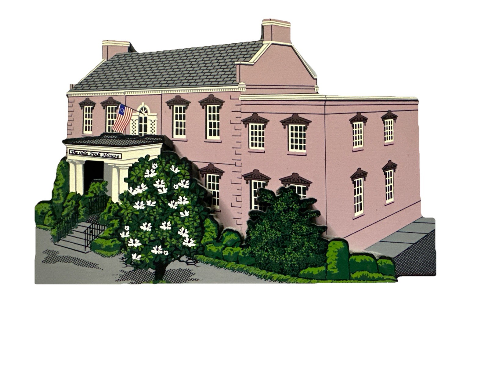 Shelia’s Collectible The Old Pink House Savannah Ga CSLTD01 Collectors Society