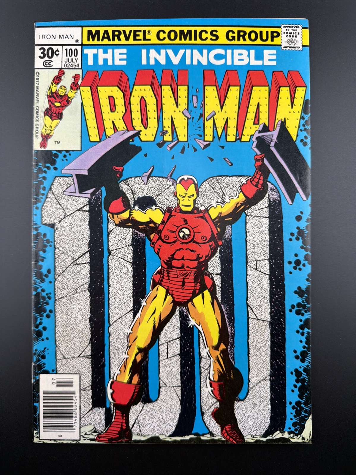 Iron Man #100 (Marvel Comics July 1977) - VF-