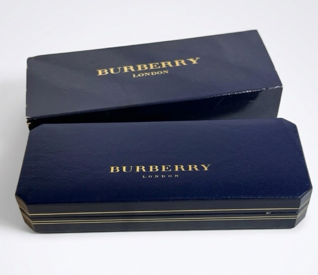 VTG Burberry London Ballpoint Pen Storage Case and Outer Sleeve Only, No Pen