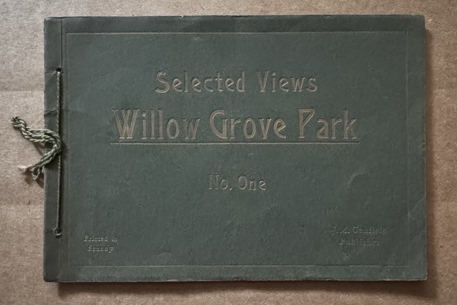 Original 1907 Selected Views of Willow Grove Park Amusement Park Pictorial Book