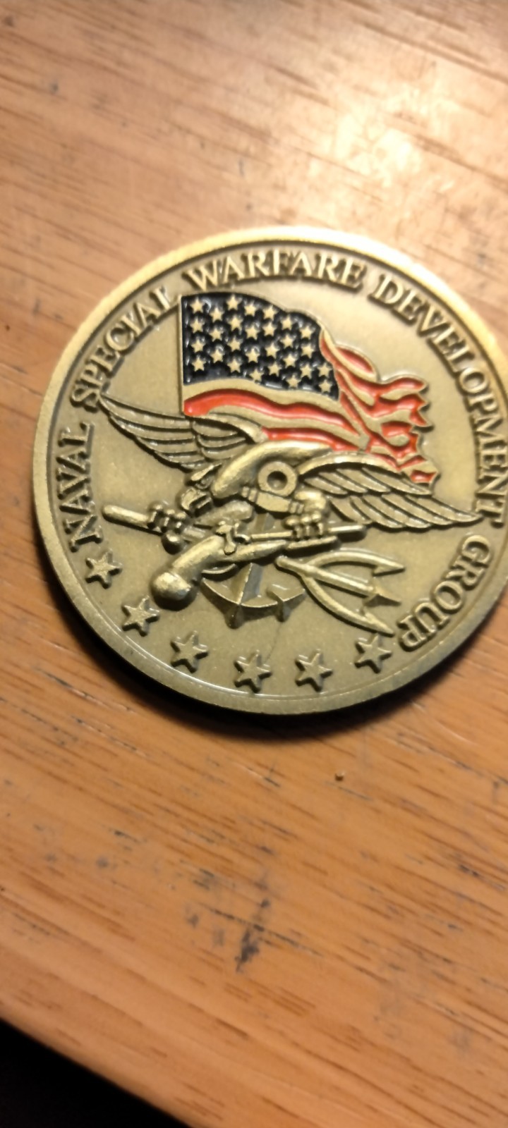 US NAVAL SPECIAL WARFARE DEVELOPMENT CHALLENGE COIN 2011