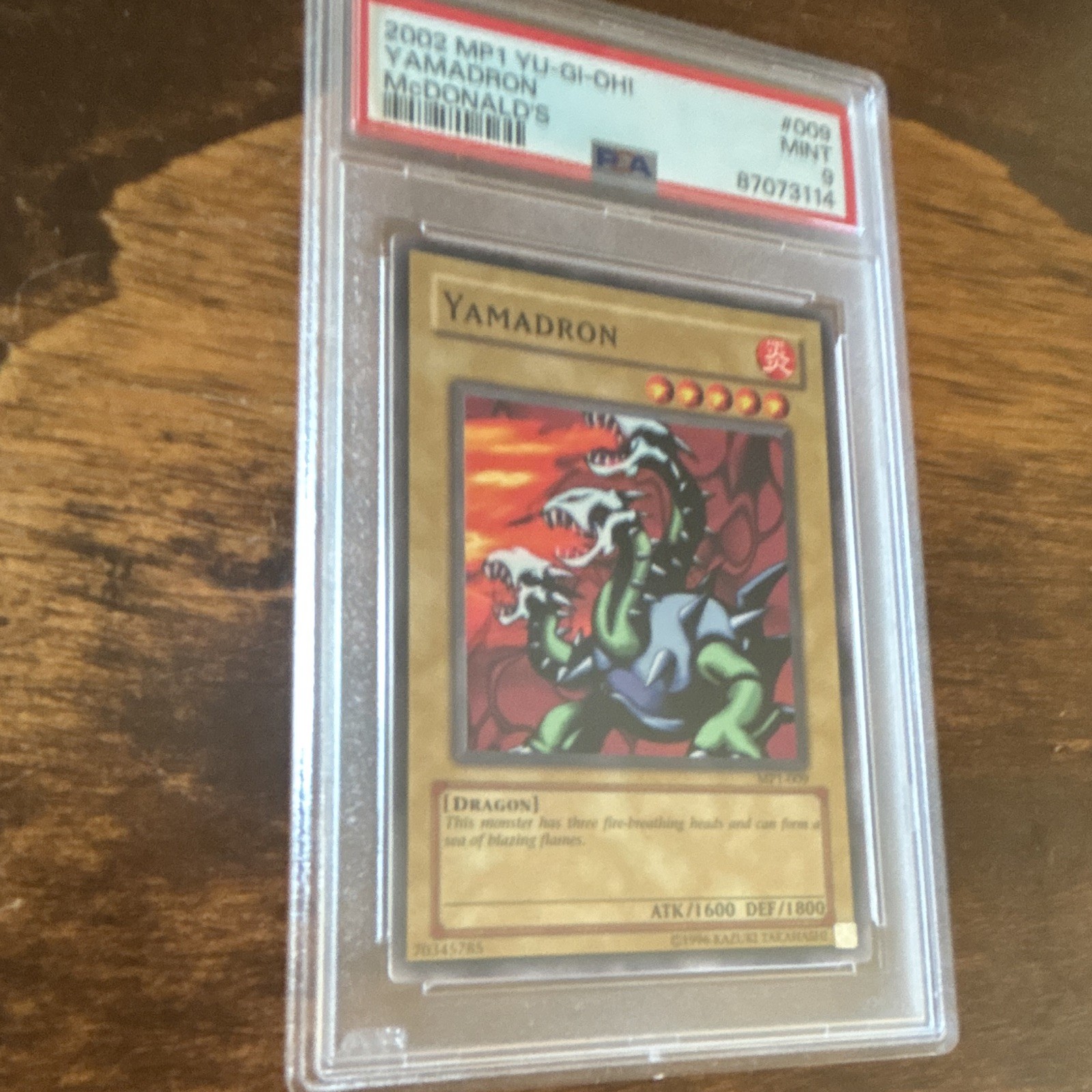 McDonald's 2002 Yu-Gi-Oh McDonald's Yamadron #009 PSA 10 87073114