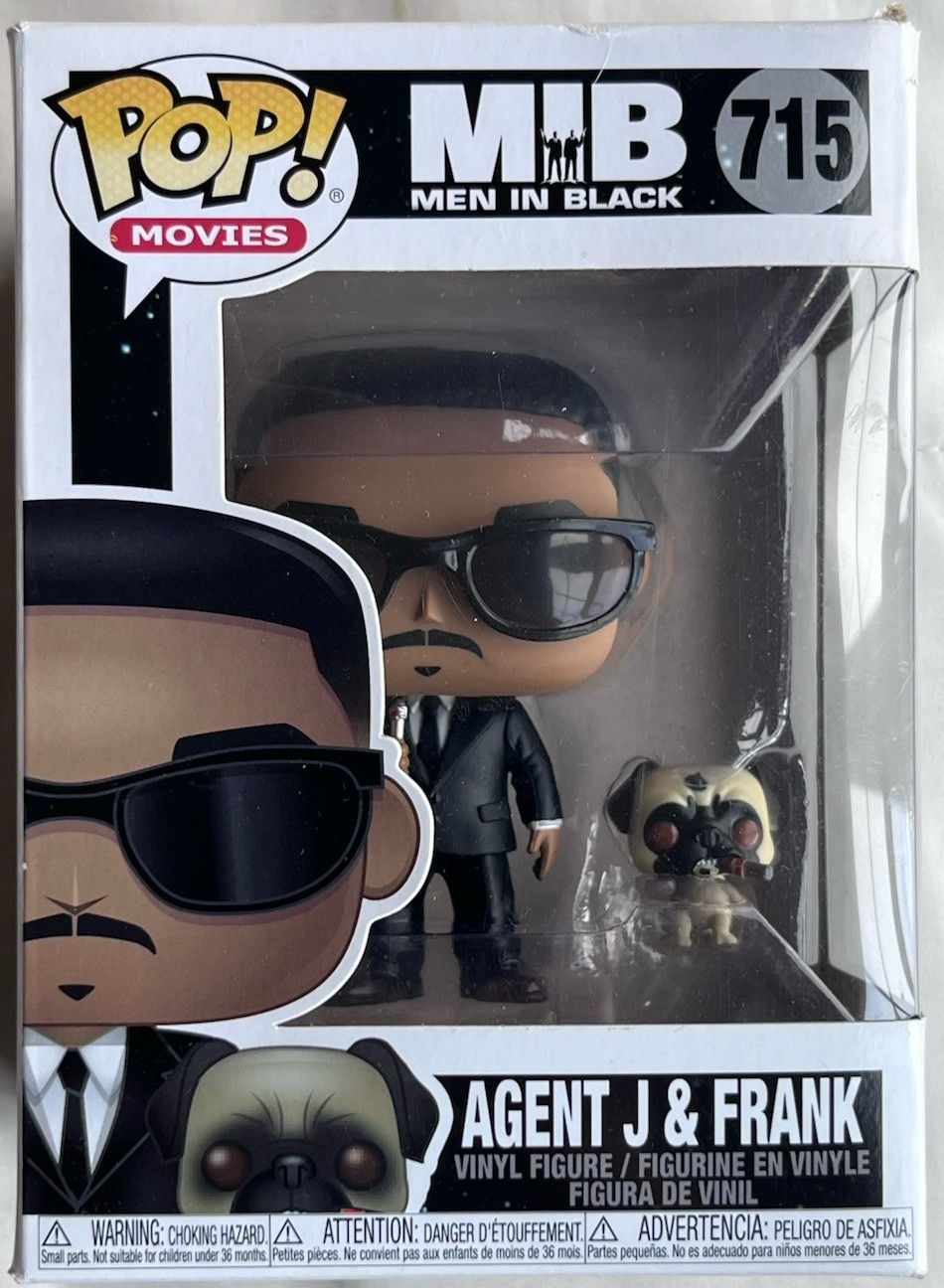 Funko POP Men in Black Agent J and Frank #715 Vinyl Figure with 