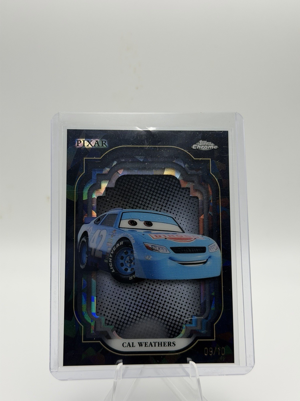 2024 TOPPS CHROME DISNEY SAPPHIRE #122 CAL WEATHERS /10 Black sapphire