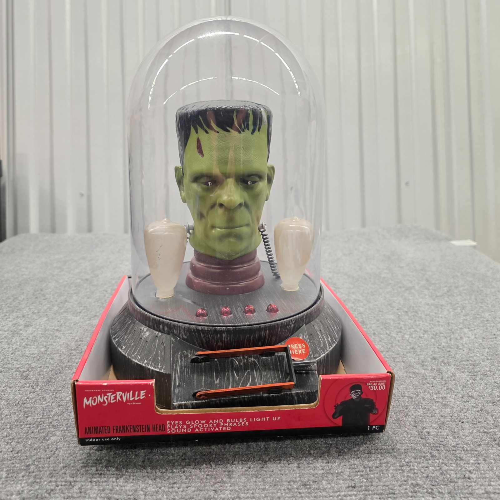 Target Exclusive Universal Studios Monsterville Animated Frankenstein Head