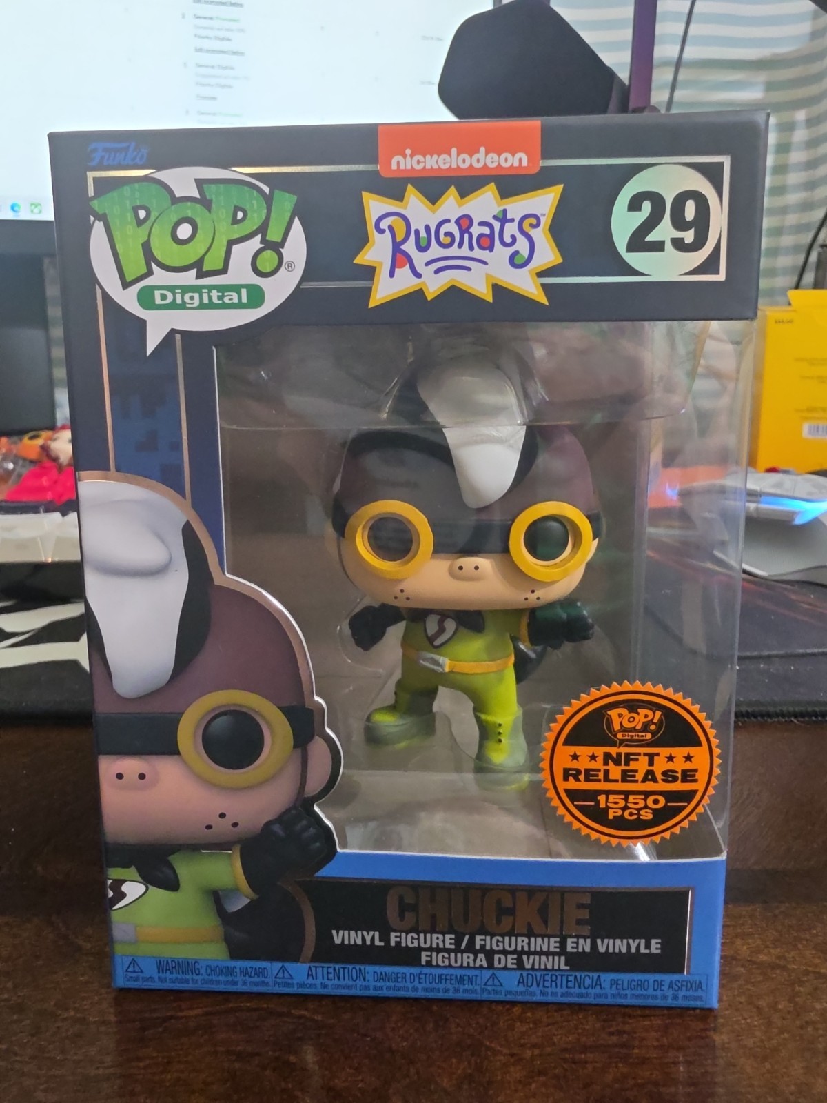 Funko Pop Vinyl: Nickelodeon - Chuckie (Digital Pop Release) - Funko...