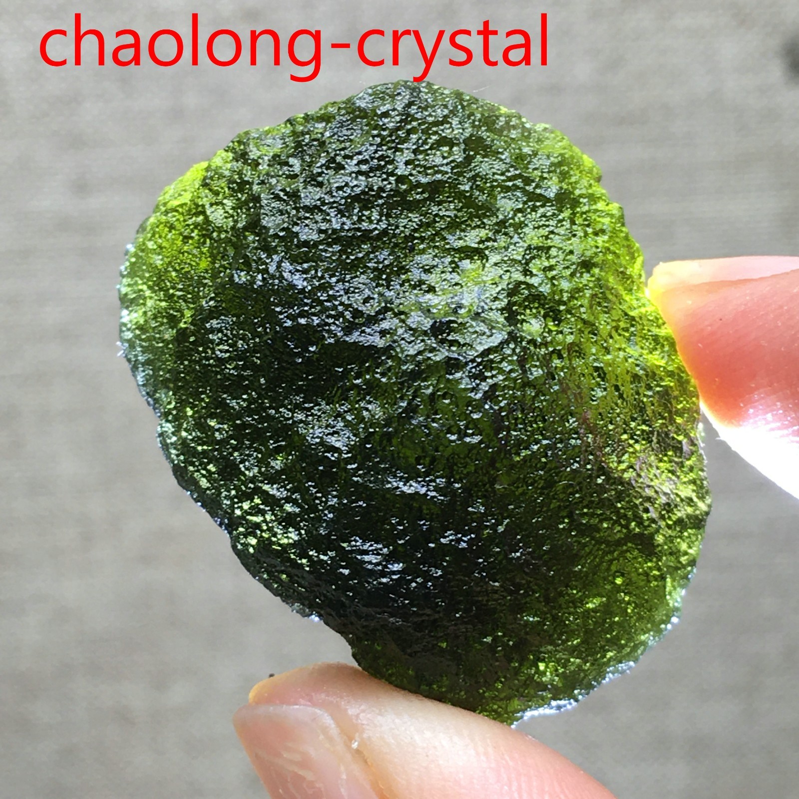 123Ct Moldavite Genuine Raw Meteorite From Czech Republic PICcertificate