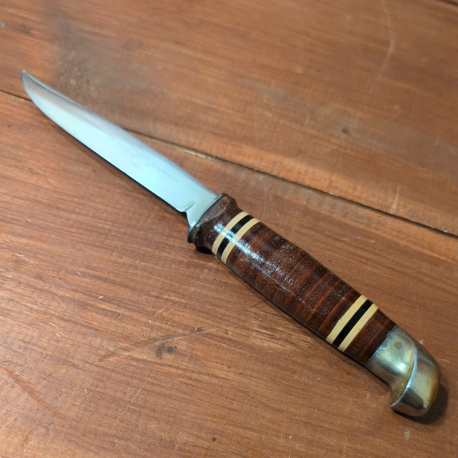 Estwing Sportsman Vintage 1981 Fixed Blade Knife 3.5-4in Drop Point