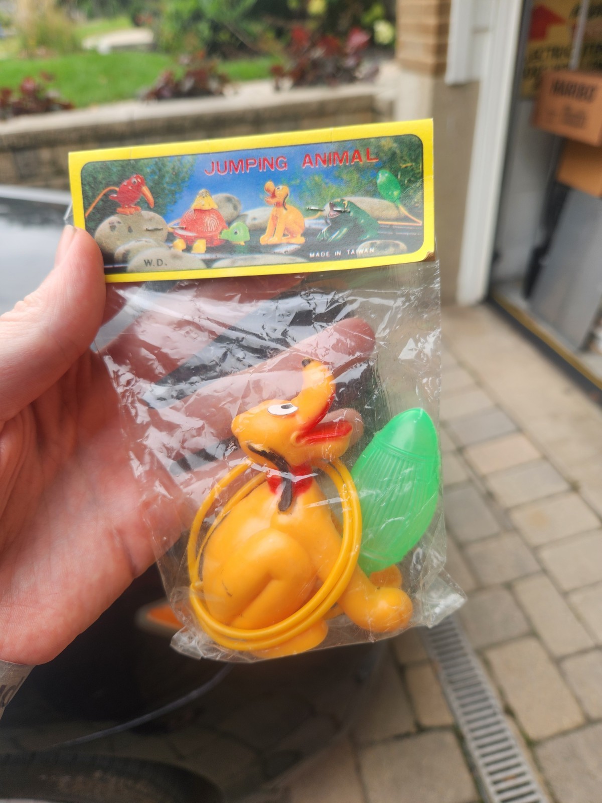 Vtg Pluto Jumping Animal KO Made In Taiwan 1970s Toy Vtg Pluto Jumping Animal KO Made In Taiwan 1970s Toy