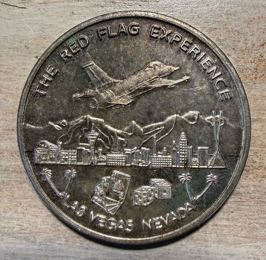414th Combat Training Squadron Red Flag Nellis AFB  Air Force Challenge Coin