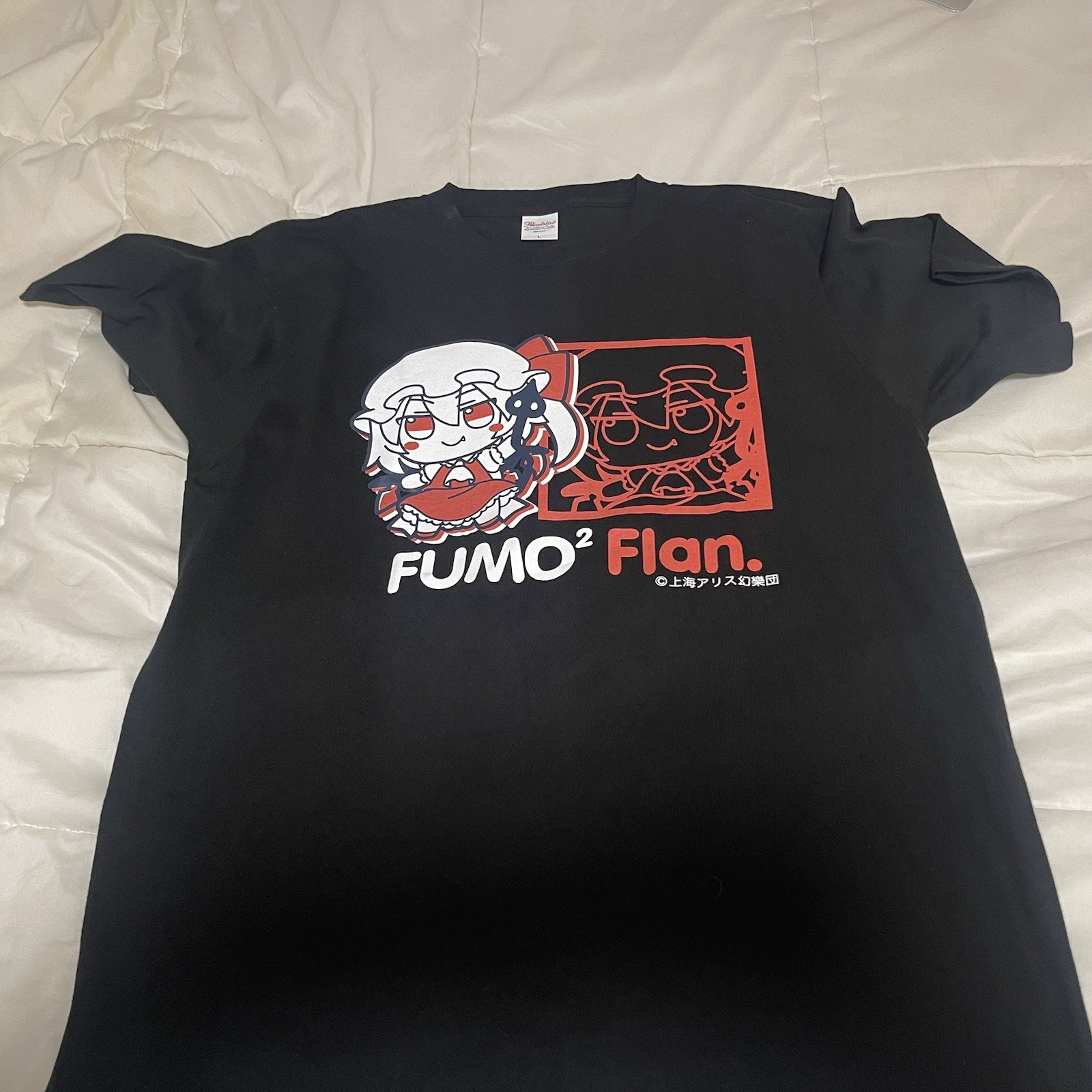 Touhou Project Fumo Flan T-shirt Size L RARE Flandre Scarlet