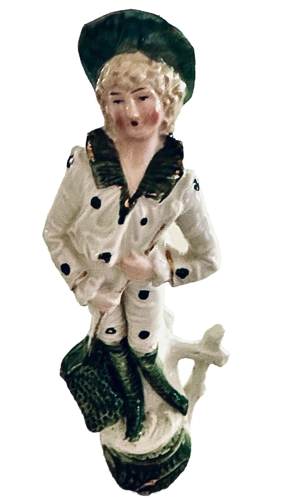 Vintage Colonial Gentleman Dandy Porcelain Figurine 7.5\
