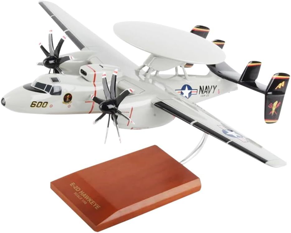 USN Northrop Grumman E-2D Hawkeye VAW-125 Desk Display 1/48 Model SC Airplane