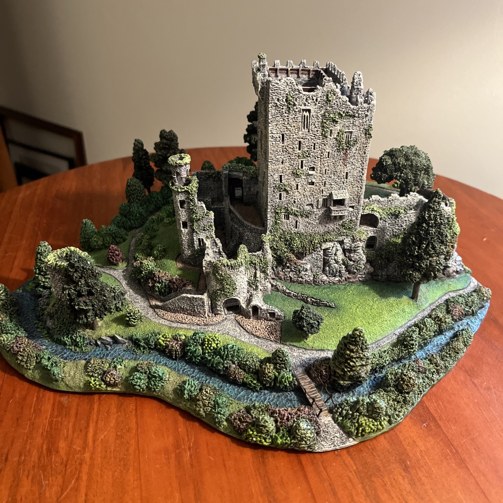 Vintage Danbury Mint Blarney Castle Ireland 3D replica Diorama miniature