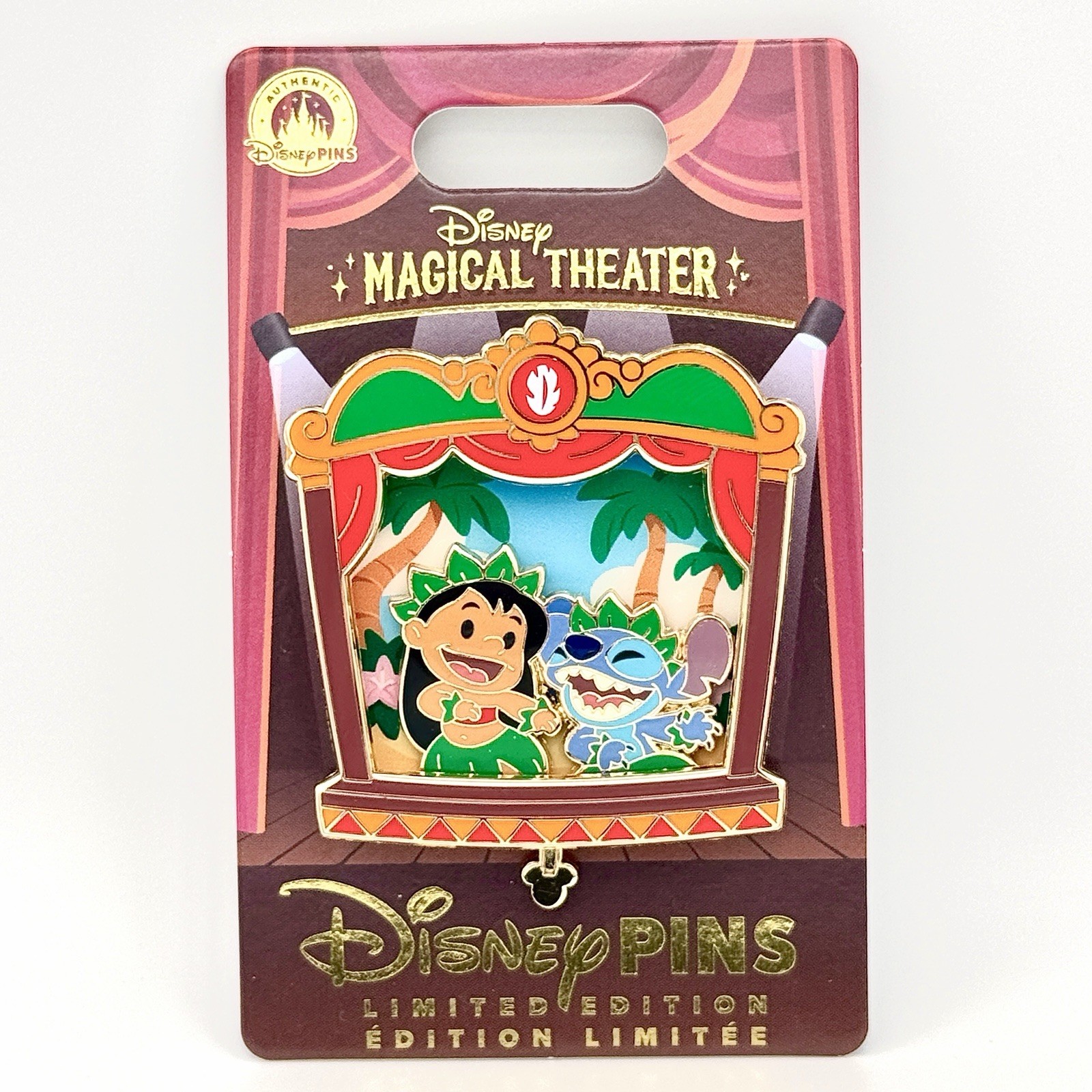 2026 Lilo & And Stitch Magical Theater Slider 9/12 Disney Parks LE 4500 Pin