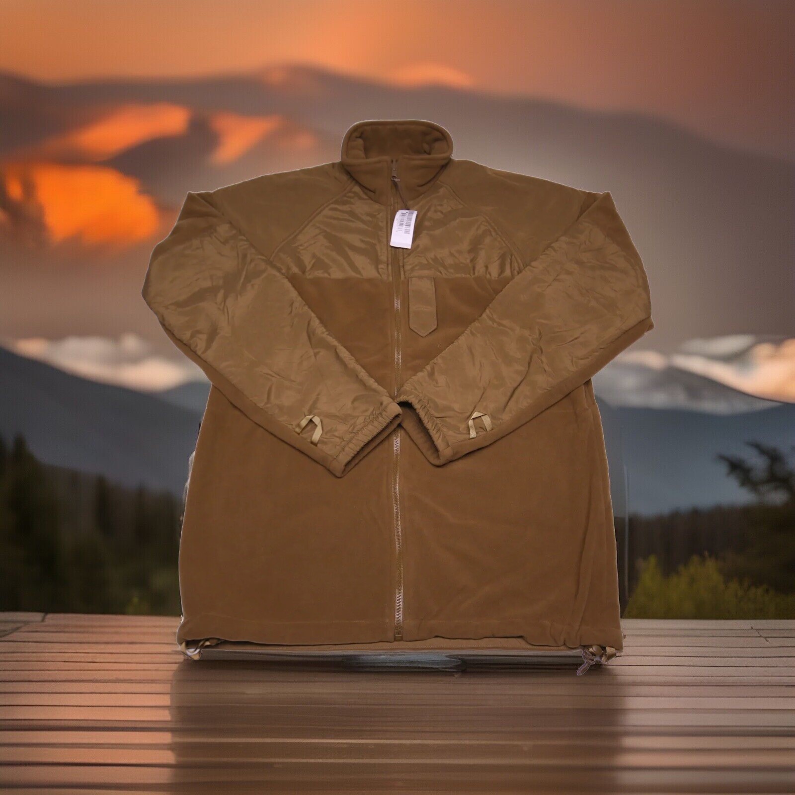 US Army USGI US Navy NWU Type II/III Parka Coyote Brown Fleece Lining