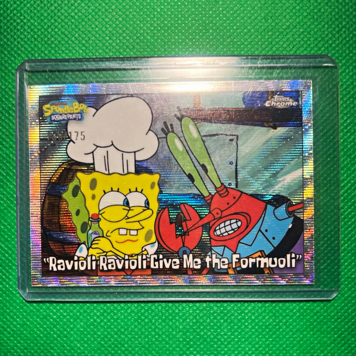 Topps 2025 Topps Chrome SpongeBob SquarePants #68 Ravioli Ravioli  139/175