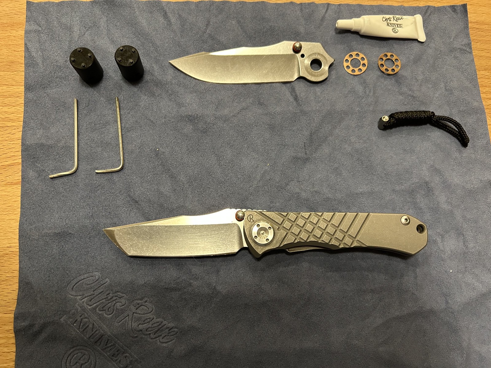 Rare Chris Reeve OP Umnumzaan Tanto Package with Extra Blade and Sterile LBS.
