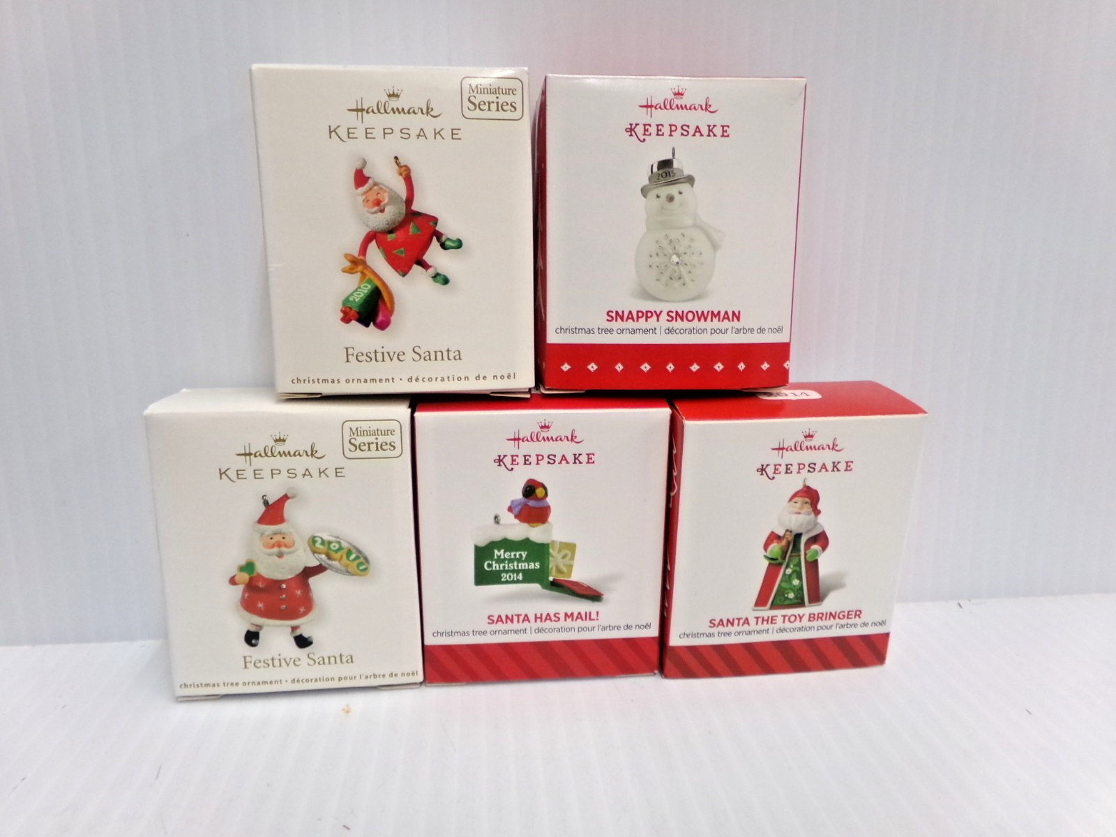 Hallmark Keepsake Ornament 2010/2011/2014/2014/2015 NEW IN BOX
