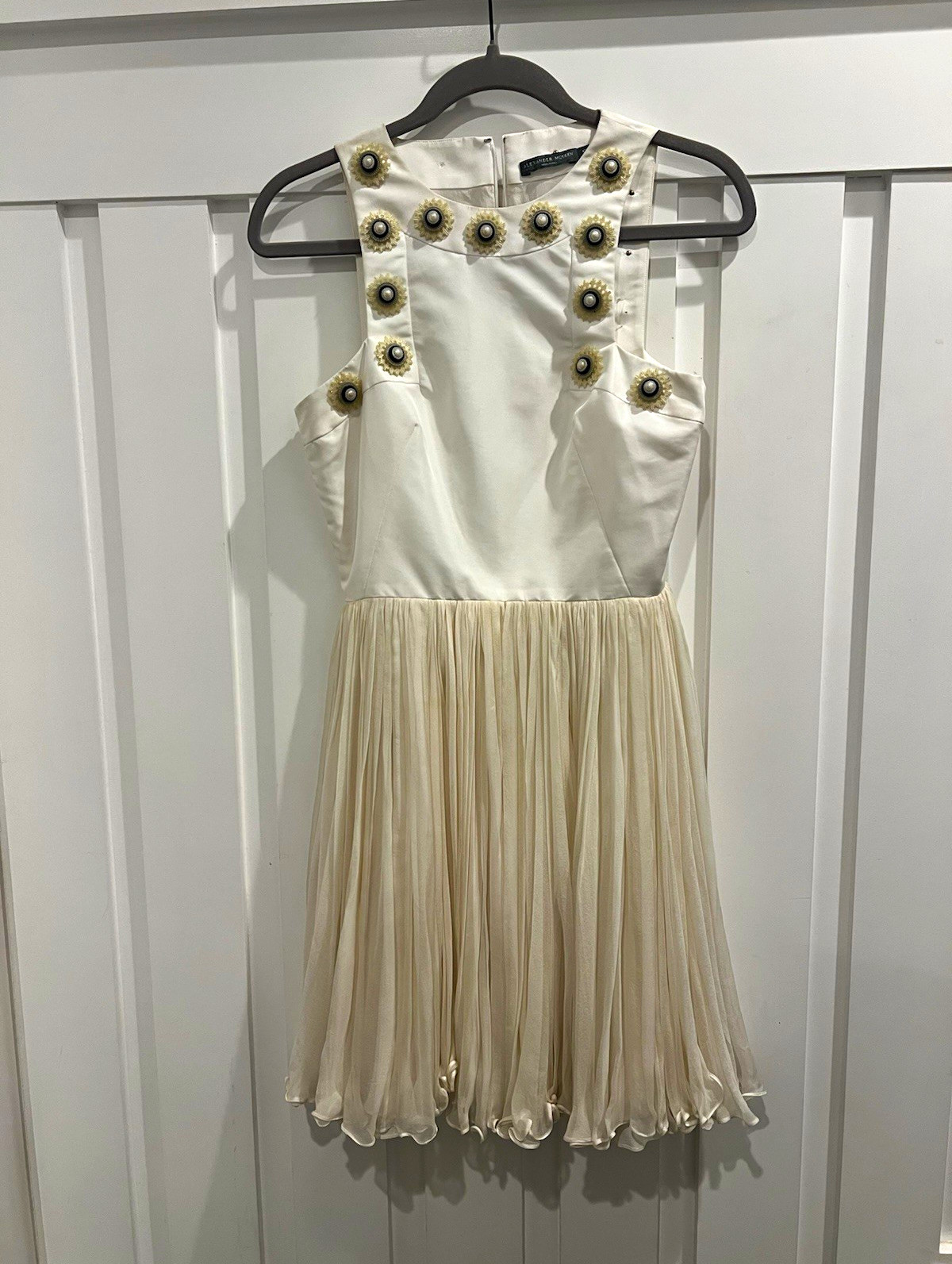 Alexander McQueen Ivory medallion dress XS